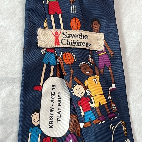 Save the Children Tie, vintage - Picture 4 of 6
